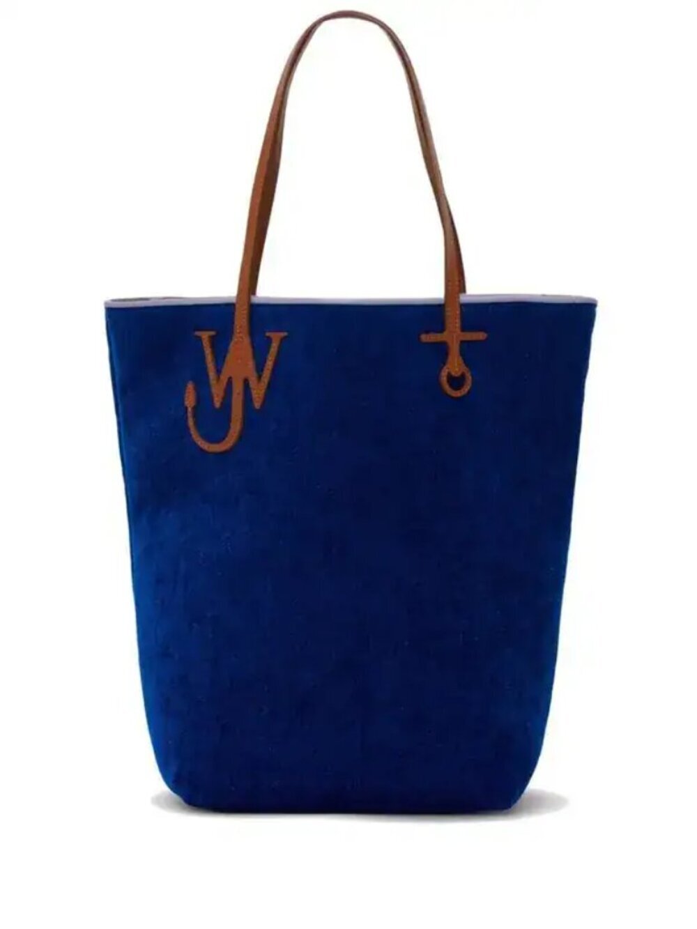 JW Anderson Anchor Logo Plaque Blue Tote Bag